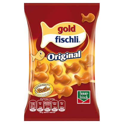 Artikelbild für funny-frisch gold fischli Original 100,0 g, 1 St., Artikelnummer 505622