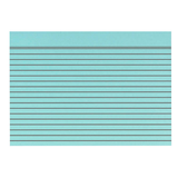 Artikelbild 1 für Karteikarten DIN A5 blau liniert, 100 St., Artikelnummer 432450
