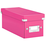 Artikelbild 1 für LEITZ CD-/DVD-Box Click & Store pink, 1 St., Artikelnummer 127050