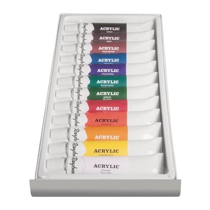 Artikelbild 2 für Rayher Künstler-Set Acrylfarben farbsortiert 12 x 12,0 ml, 1 Pack, Artikelnummer 129781