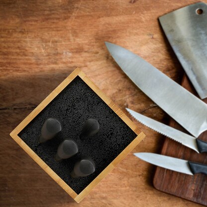 Artikelbild 8 für relaxdays Messerblock braun, 1 St., Artikelnummer 382814