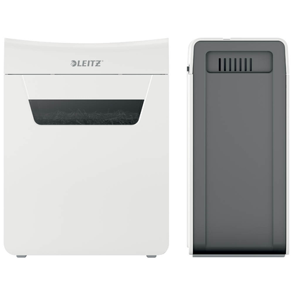 Artikelbild 9 für LEITZ IQ 4M Protect Premium Aktenvernichter mit Partikelschnitt P-5, 2 x 15 mm, bis 4 Blatt, weiß, Artikelnummer 436446