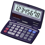 Artikelbild 1 für CASIO SL-100VERA Taschenrechner blau, Artikelnummer 681811