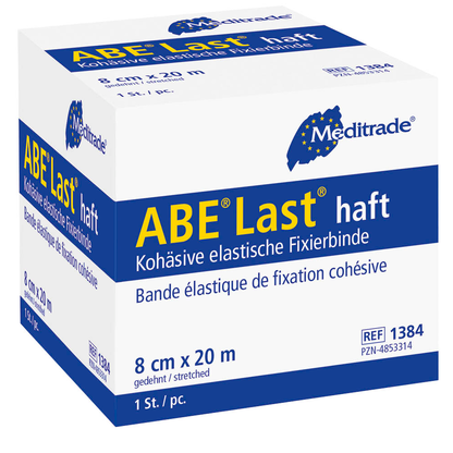 Artikelbild 2 für Meditrade® Fixierbinde   ABE® Last haft 1384 weiß 8,0 cm x 20,0 m, 1 St., Artikelnummer 565794