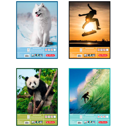 Artikelbild für herlitz Zeichenblock DIN A3 100 g/m², 25 Blatt, 1 St., Artikelnummer 801229