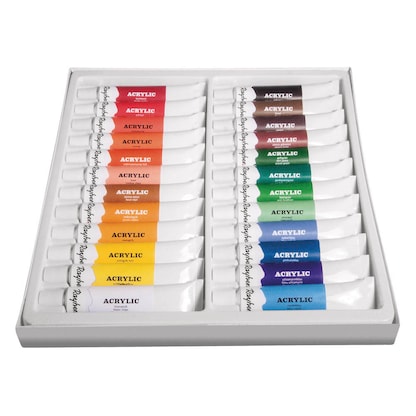 Artikelbild 2 für Rayher Künstler-Set Acrylfarben farbsortiert 24 x 12,0 ml, 1 Pack, Artikelnummer 129793