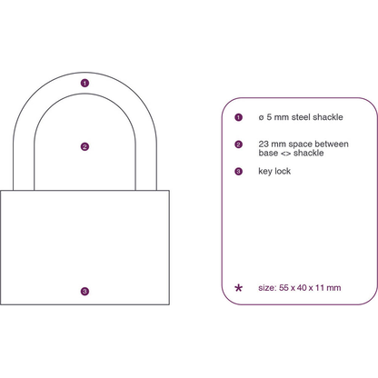 Artikelbild 4 für pavo Vorhängeschloss gold, 1 St., Artikelnummer 219099