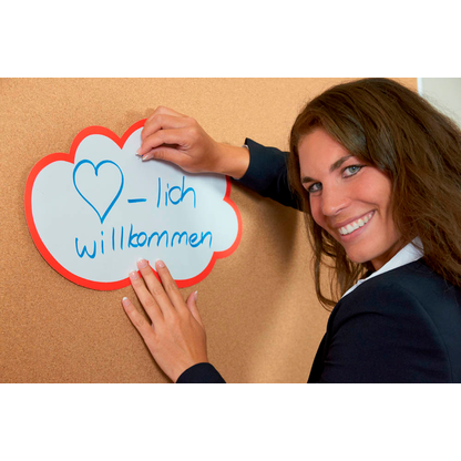 Artikelbild 5 für FRANKEN Moderationswand PRO 120,0 x 150,0 cm braun, Artikelnummer 671069