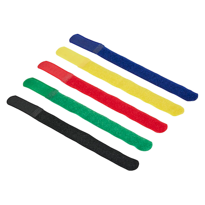 Artikelbild für MediaRange Kabelbinder farbsortiert 21,5 cm x 1,6 cm, 5 St., Artikelnummer 348363
