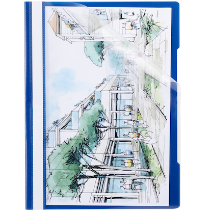 Artikelbild für Schnellhefter Quality Kunststoff dunkelblau DIN A4, 1 St., Artikelnummer 252951