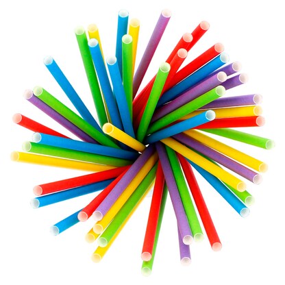 Artikelbild 3 für 100 PAPSTAR Strohhalme pure farbsortiert, Artikelnummer 822017