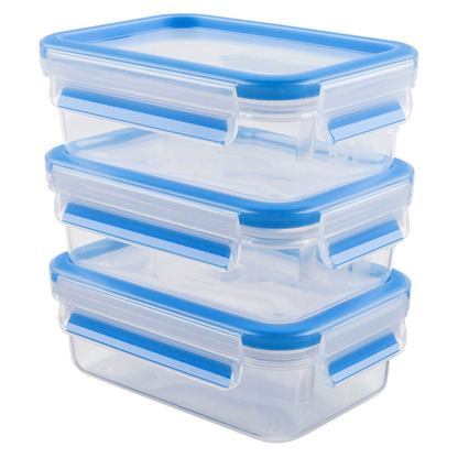 Artikelbild 4 für emsa Frischhaltedosen CLIP & CLOSE 7,0 cm hoch transparent 1,0 l, 3 St., Artikelnummer 670022