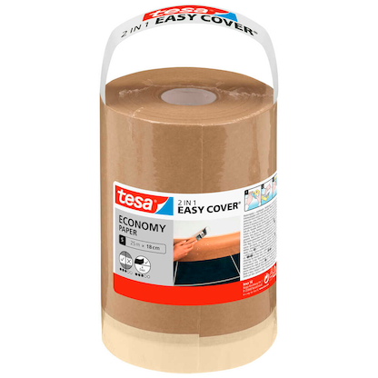Artikelbild für tesa EASY COVER® UNIVERSAL S Abdeckpapier braun 15,0 cm x 20,0 m 1 Rolle, Artikelnummer 724086