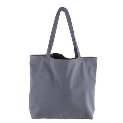 Artikelbild für Rayher Einkaufstasche shopper Basic Stoff grau 53987564, Artikelnummer 204377