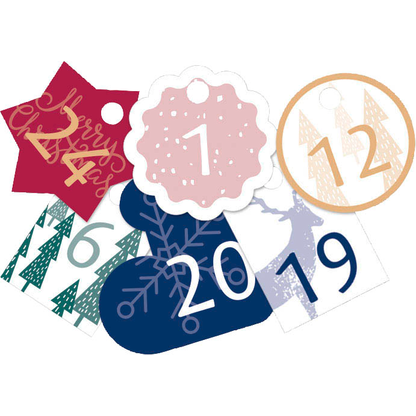 Artikelbild 12 für folia Adventskalender basic natur, Artikelnummer 273353