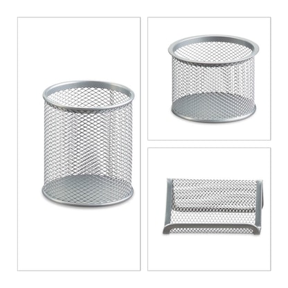 Artikelbild 3 für relaxdays Schreibtischset silber, Artikelnummer 605177