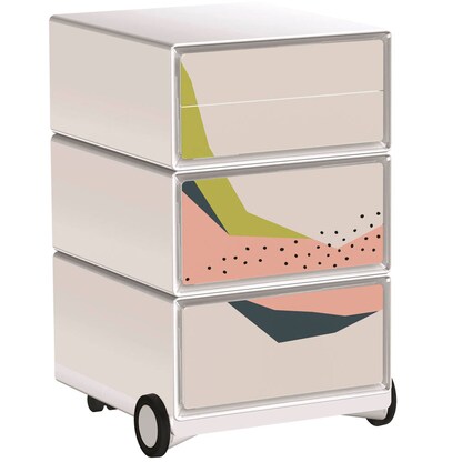 Artikelbild für PAPERFLOW easyBox Colour Rollcontainer weiß, bunt 61045 4 Auszüge 39,0 x 43,6 x 64,2 cm, Artikelnummer 215139