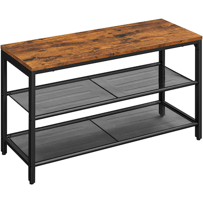 Artikelbild für VASAGLE Schuhbank LBS74X braun, schwarz Holz 80,0 cm, Artikelnummer 439347