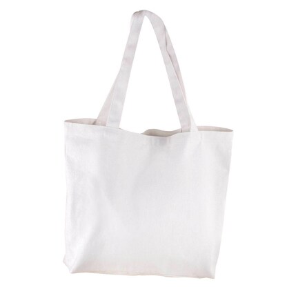 Artikelbild für Rayher Einkaufstasche shopper Basic Stoff weiß 53987102, Artikelnummer 204384