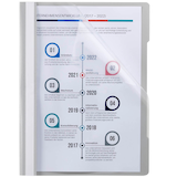 Artikelbild 1 für Schnellhefter Quality Kunststoff grau DIN A4, 1 St., Artikelnummer 252979