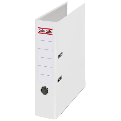 Artikelbild für dots Ordner weiß Kunststoff 8,0 cm DIN A4, 1 St., Artikelnummer 223263