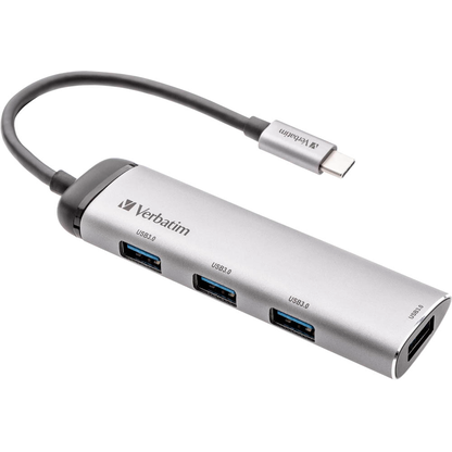 Artikelbild für verbatim USB-Hub 4-fach grau, Artikelnummer 563223