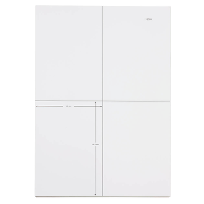Artikelbild 11 für office discount Etiketten weiß 105,0 x 148,0 mm, 100 Blatt, Artikelnummer 711622