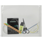 Artikelbild 1 für Topmatic® Gleitverschlussbeutel mit Bodenfalte 35,0 x 45,0 cm transparent/weiß 70 my, 1 St., Artikelnummer 520716