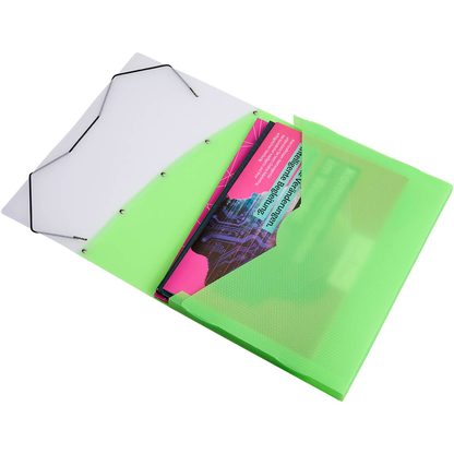 Artikelbild 15 für VELOFLEX Sammelmappen Diamond 3,0 cm gelb, rot, hellgrün, blau, pink, schwarz, 12 St., Artikelnummer 617869