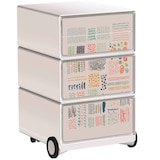 Artikelbild 1 für PAPERFLOW easyBox Colour Rollcontainer weiß, bunt 61093 4 Auszüge 39,0 x 43,6 x 64,2 cm, Artikelnummer 215127
