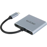 Artikelbild 1 für DICOTA USB-Hub D32063 4-fach silber, Artikelnummer 401838