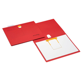 Artikelbild 1 für ATLANTA Hängehefter Serie E Karton rot DIN A4 1x kaufmännische Heftung, 5 St., Artikelnummer 935502