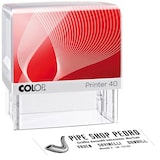 Artikelbild 1 für COLOP Textstempel, individualisierbar Printer 40 selbstfärbend schwarz mit Logo, 1 St., Artikelnummer 114153