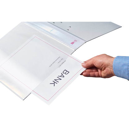 Artikelbild 4 für VELOFLEX VELODUR® Präsentationsringbücher 2-Ringe weiß 4,0 cm DIN A4, 10 St., Artikelnummer 599472