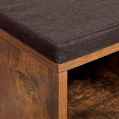 Artikelbild 7 für VASAGLE Schuhbank LHS010X01 braun Holz 104,0 cm, Artikelnummer 438889