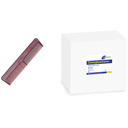 Artikelbild für Meditrade® Einmalkamm braun, 100 St., Artikelnummer 563757