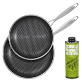 Artikelbild 1 für HENSSLERS Pfannen-Set anthrazit Ø 28,0/24,0 cm 2-tlg., 1 St., Artikelnummer 641869