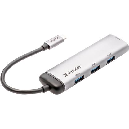 Artikelbild 2 für verbatim USB-Hub 4-fach grau, Artikelnummer 563223