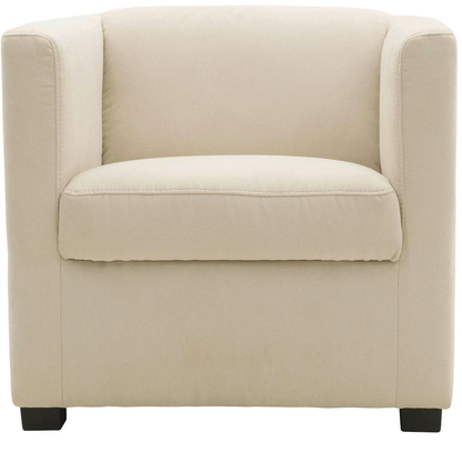 Artikelbild für DOMO Collection Sessel BOB beige schwarz Stoff 72,0 cm 75,0 cm, 1 St., Artikelnummer 764557