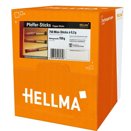 Artikelbild für HELLMA Pfeffersticks Gewürz, 750 St., Artikelnummer 781437