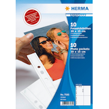 Artikelbild 1 für HERMA Fotosichthüllen Fotophan 10x15 cm weiß genarbt, 10 St., Artikelnummer 702631