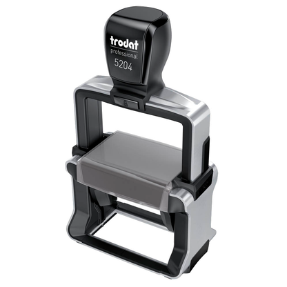 Artikelbild 4 für trodat Textstempel, individualisierbar 5204 selbstfärbend schwarz Logo möglich, 1 St. - Direkt online personalisieren, Artikelnummer 640278