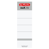 Artikelbild 1 für herlitz Ordneretiketten maX.file weiß für 8,0 cm Rückenbreite, 10 St., Artikelnummer 139071