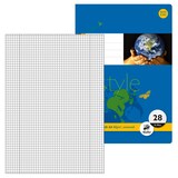 Artikelbild 1 für Staufen® Schulhefte Lineatur 28 kariert DIN A4 Innen- und Außenrand, 16 Blatt, 10 St., Artikelnummer 717678