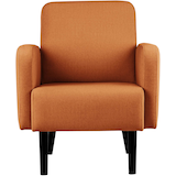 Artikelbild 1 für meet powered by PAPERFLOW Sessel LISBOA braun schwarz Stoff 71,0 x 81,5 x 83,0 cm, 1 St., Artikelnummer 850687