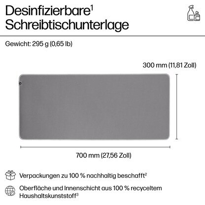 Artikelbild 5 für HP Mousepad 200 grau, Artikelnummer 506046