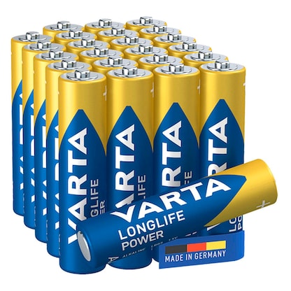 Artikelbild für VARTA Batterien LONGLIFE Power Cube Alkali-Mangan Micro AAA 1,5 V, 24 St., Artikelnummer 552867
