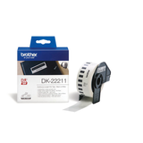 Artikelbild 1 für brother Endlosetikett für Etikettendrucker DK22211 weiß, 29,0 mm, 1 x 1 Etiketten, Artikelnummer 556472