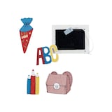 Artikelbild 1 für Rayher Holz-Streudeko rot/blau/gelb Schulanfang, 15 St., Artikelnummer 924746