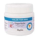 Artikelbild 1 für Rayher Fingerfarbe weiß 150,0 ml, 1 St., Artikelnummer 169427